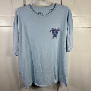 Blue 84 Key Largo Turtle Love T Shirt Light Blue XL 100 Cotton
